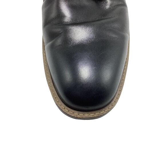 Ecco Mens Dress Shoes Black Leather Lace-Up Derby Style  Size 46, US 12*NWOB - Picture 6 of 14